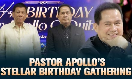 Pastor Apollo celebrates birthday in a stellar gathering graced by PH President Rodrigo Roa Duterte – Famous Bdays