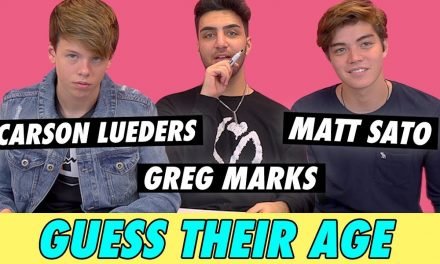 Carson Lueders, Matt Sato & Greg Marks – Guess Their Age – Famous Bdays