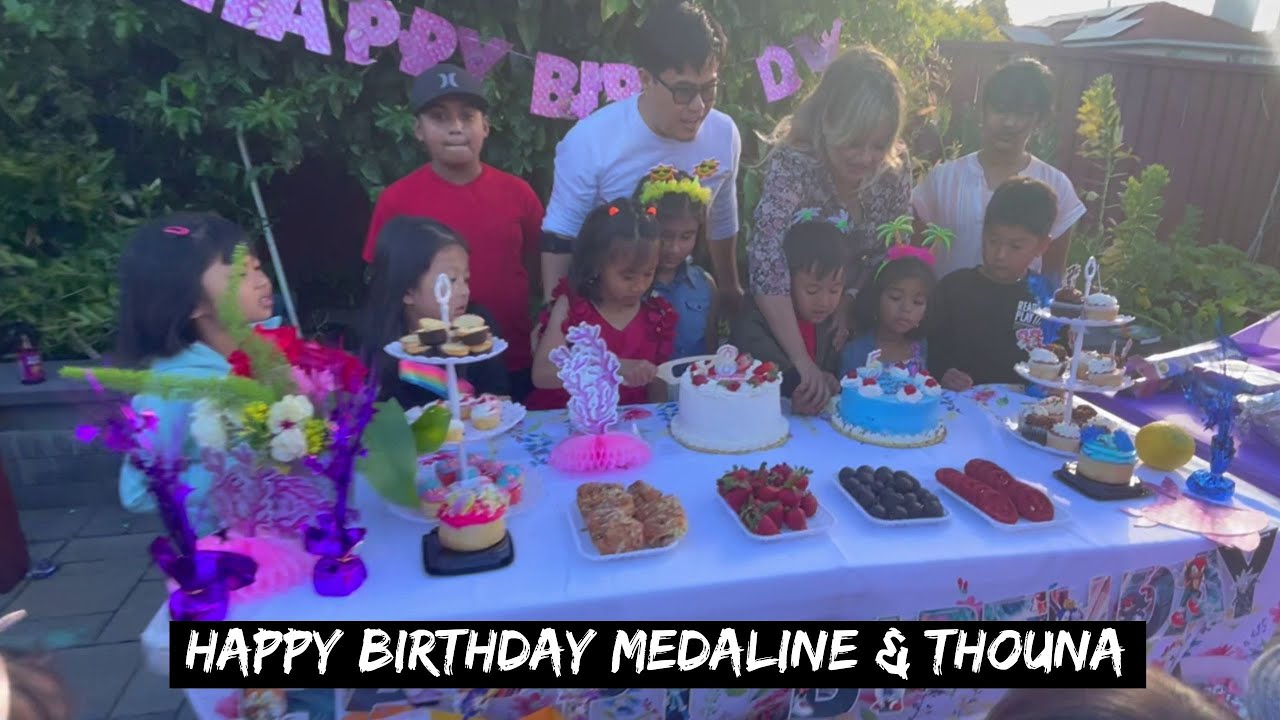 Birthday party Chatluba : Happy Birthday Medaline & Thouna @ Neena Mapao #87 – Birthday Songs