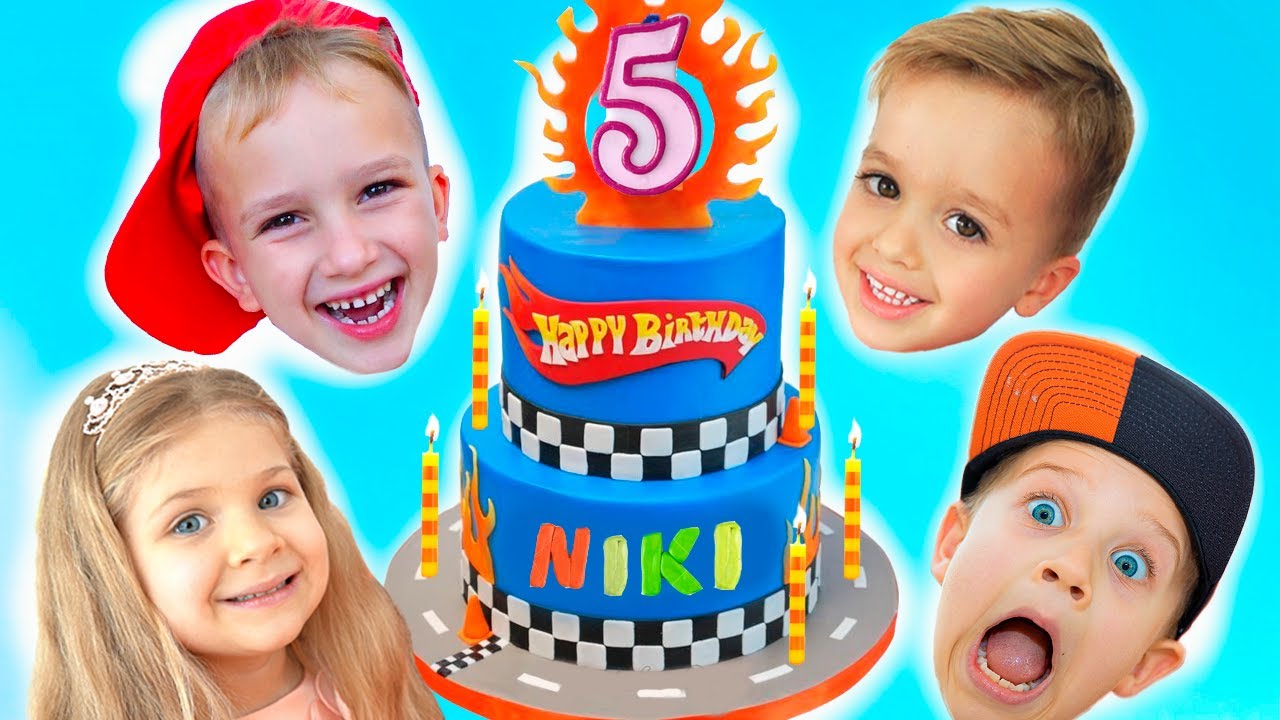 Happy Birthday Niki! Kids Birthday party with Vlad, Diana and Roma – Birthday Songs