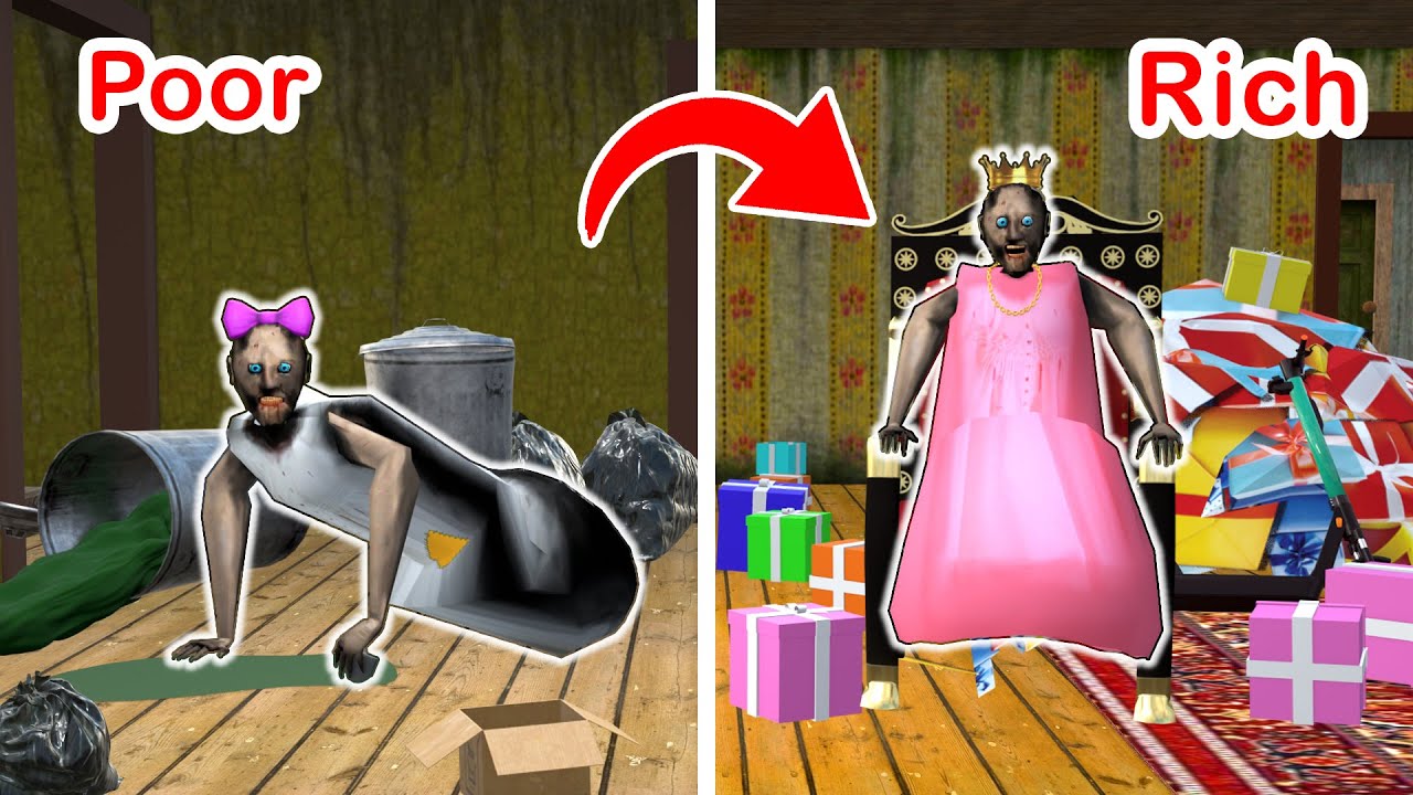 Happy Birthday – Rich Granny vs Poor Granny – funny horror school animation (p.59) – Birthday Songs