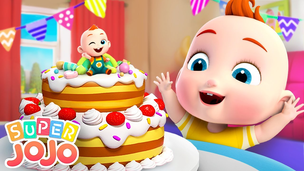 Happy Birthday Song | Sing Along | Family Time |@Super JoJo – Nursery Rhymes | Playtime with Friends – Birthday Songs