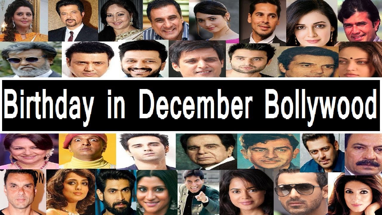 Bollywood Celebrities Birthday In December Famous Bdays