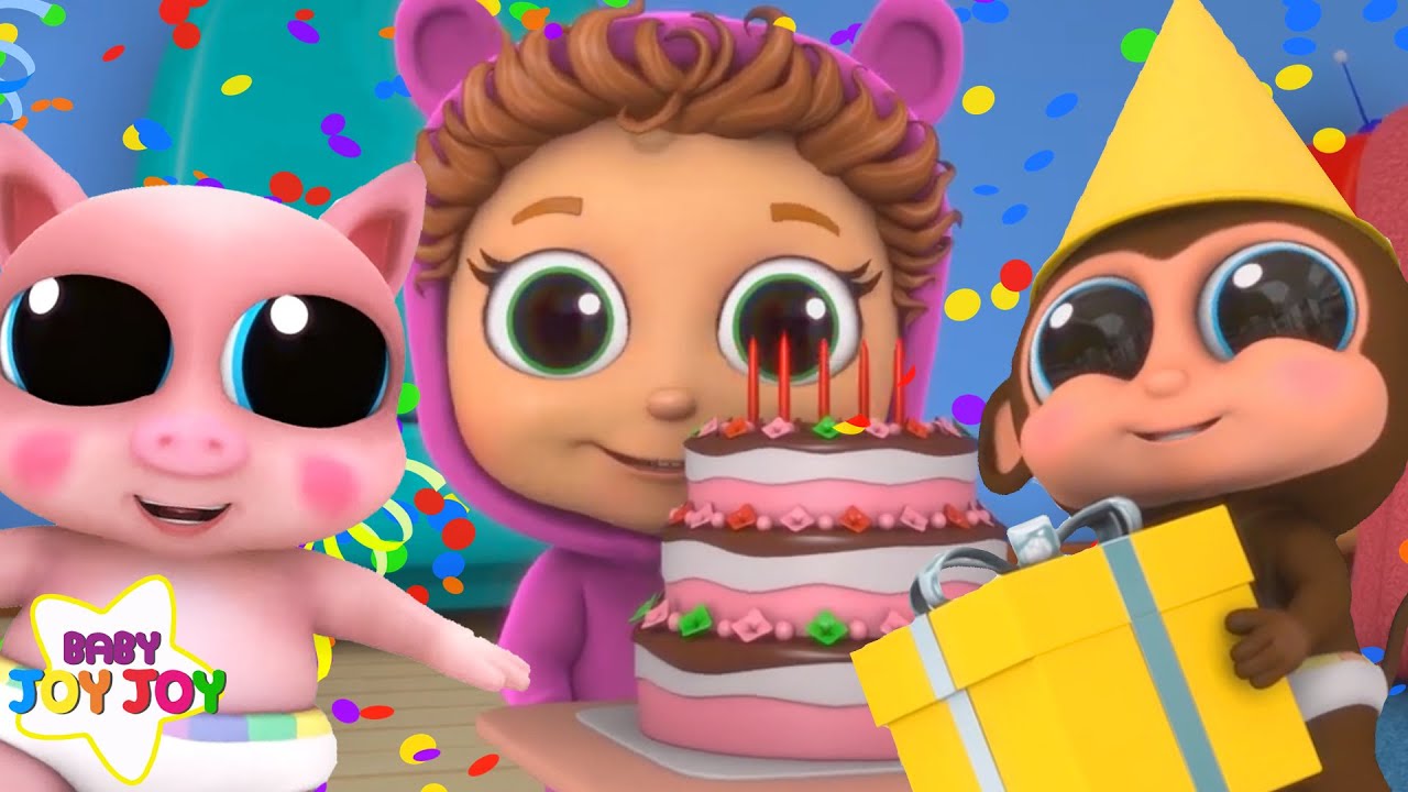 Happy Birthday Songs | Learn Colors | Baby Joy Joy – Birthday Songs