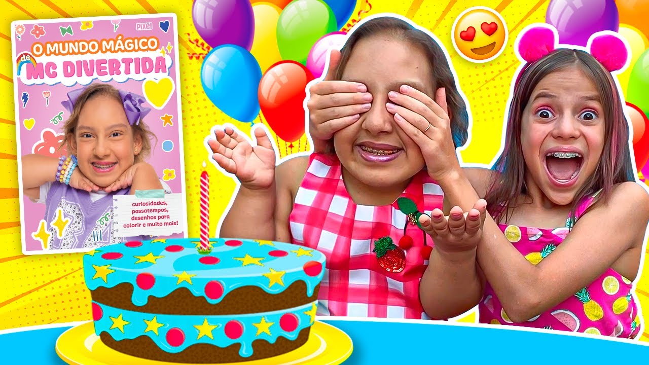 O melhor presente surpresa de aniversario para MC Divertida – Happy Birthday Surprise Party – Birthday Songs