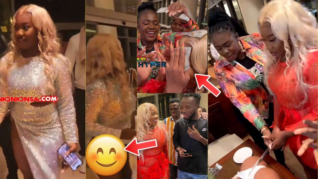 Shugatiti Sh0ws Her T0t0 At Her Birthday Party As Tracey Boakye Sprays Dollars – Famous Bdays
