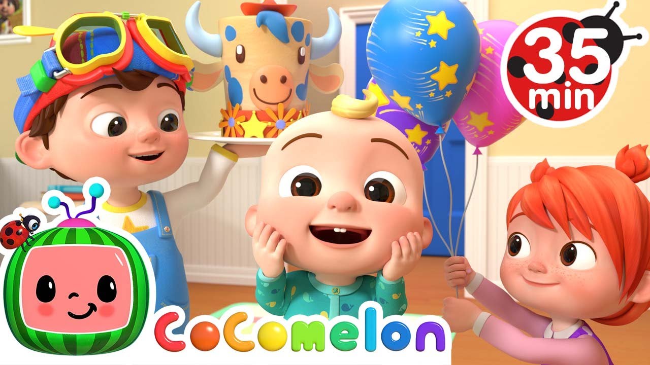 Birthday Song + More Nursery Rhymes & Kids Songs – CoComelon – Birthday Songs