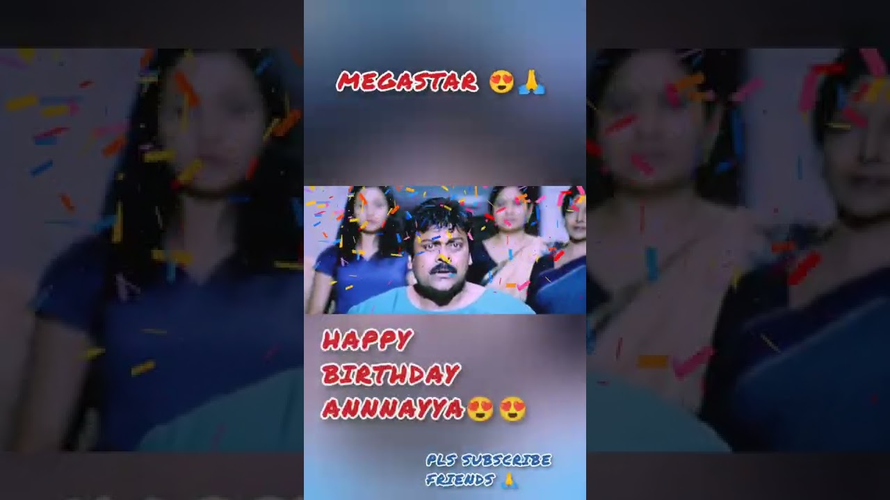 Happy Birthday Megastar Chiranjeevi Annayya #megastarchiranjeevi #happybirthday #megastar #entrahari – Famous Bdays