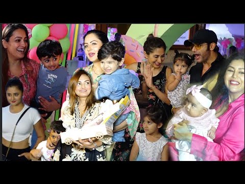 Jay Bhanushali & Mahhi Vij Daughter Tara's 3rd birthday Party Celebration With Celebrity Mom – Famous Bdays
