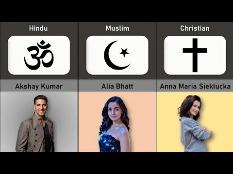 Religions of famous person | religion of celebrities – 3d comparison – Famous Bdays