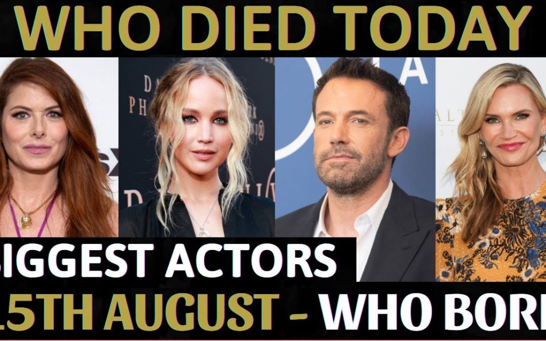 celebs who died today | BdayPics.com