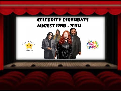 celebrity birthdays august 22nd – 28th – tori amos – gene simmons – jack black – dave chappelle – Famous Bdays