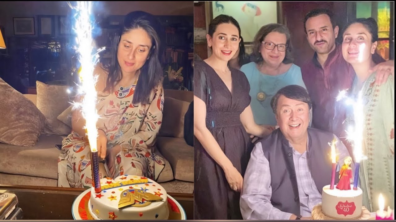 Karisma Kapoor celebrating kareena 42nd birthday and surprised her!! – Famous Bdays
