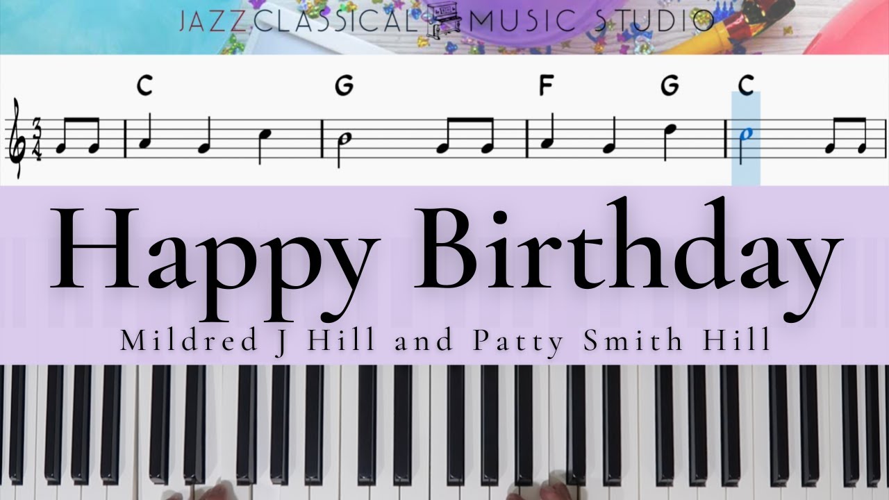 Happy Birthday | Piano Tutorial (EASY) | FREE Music Sheet | JCMS – Birthday Songs
